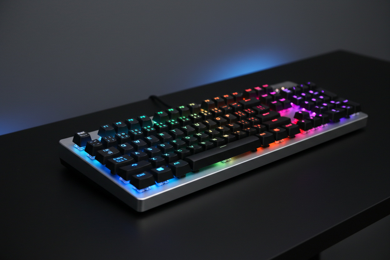 Mechanical Gaming Keyboard with RGB Backlight